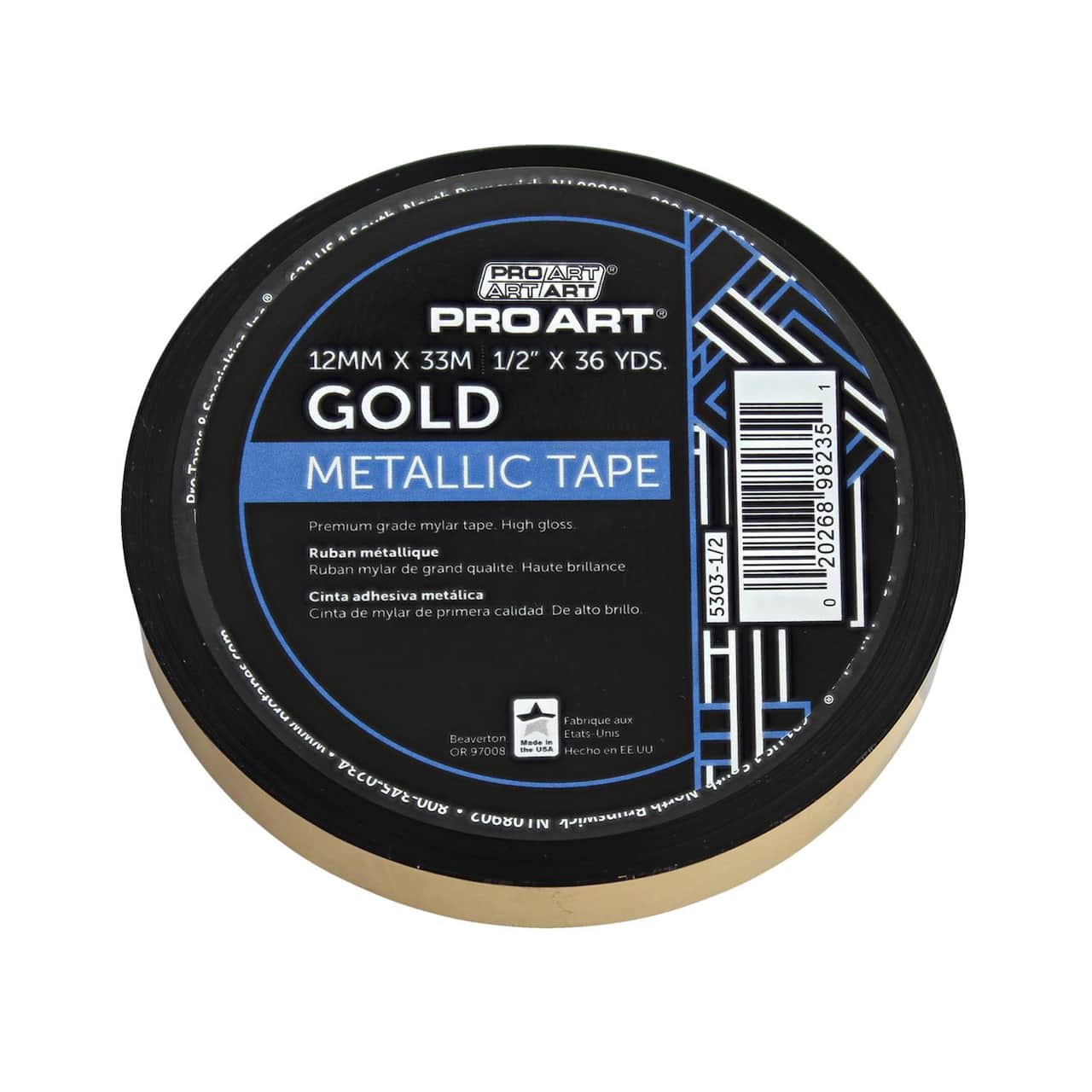 Pro Art® Gold Metallic Tape